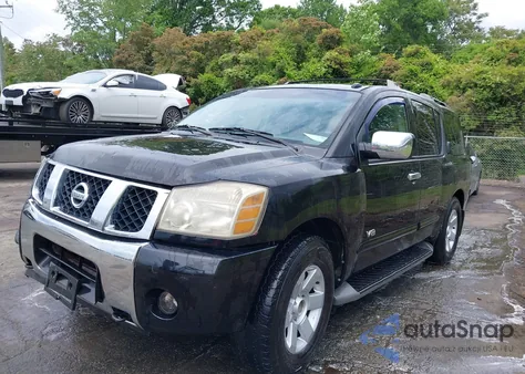 2006 Nissan Armada Le from USA, damaged, VIN 5N1AA08B76N703657